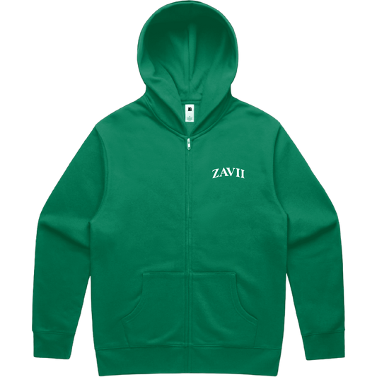 Classic Zip Up - Kelly Green