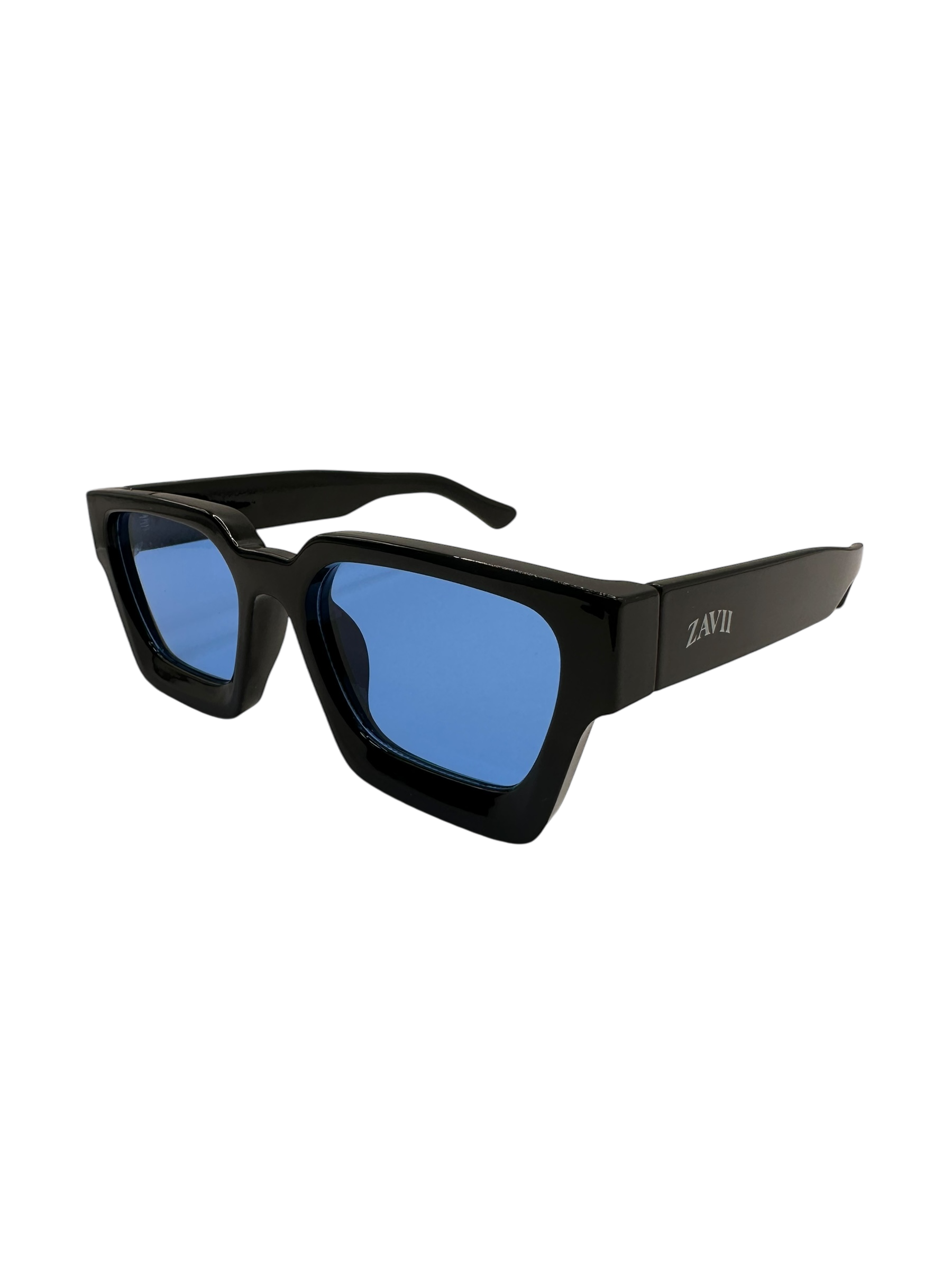 Zavii Sunglasses - Black / Light Blue