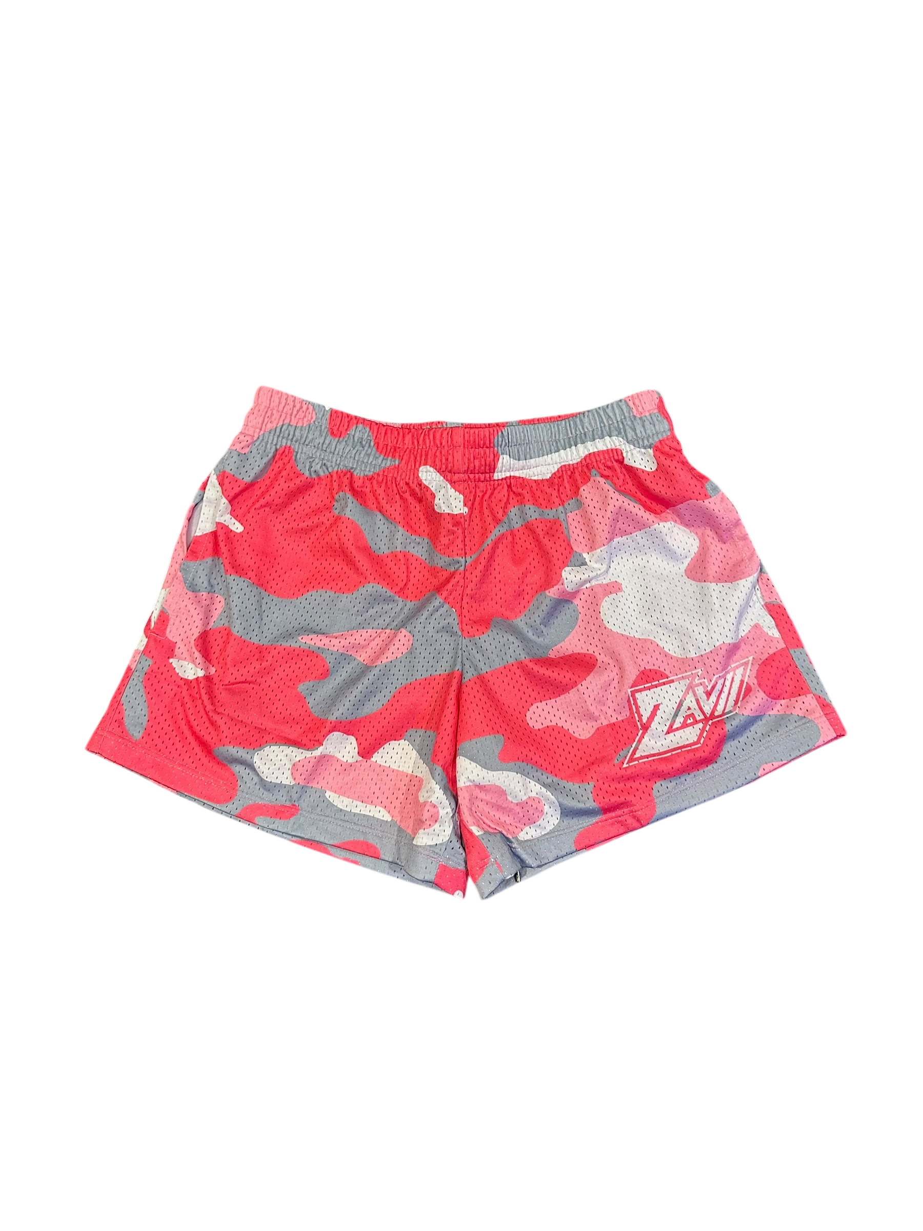 Ladies Mesh Camo Shorts